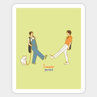 Summer Strike K-Drama Art Magnet